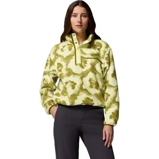 COLUMBIA Damen Rolli Helvetia II Printed Cropped Half Sn, Größe M in Gelb Gelb