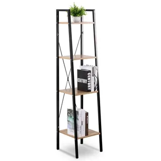 Woltu Standregal 34 x 35 x 148 cm Schwarz
