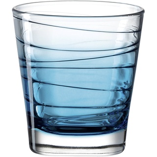 6er Set Leonardo Wasserglas Vario 250 ml Glas Blau