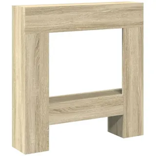 vidaXL Kaminumbauschrank 81 x 18 x 82 cm Sonoma-Eiche
