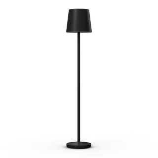 Ambia Garden Solarleuchte Strelizie, Schwarz, Metall, Kunststoff, rund, 149 cm, RoHS, Bsci, CE, mit Schalter, aufladbar über Usb, Ladeanzeige, Lampen & Leuchten, Außenbeleuchtung, Solarleuchten