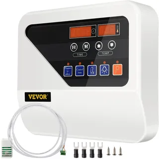 Vevor 400V Sauna-Heizungssteuerung Saunaofen Digital Controller, Saunaofen Digital Controller Anzeige mit externer steuerung 25 x 22 x 7,6 cm Externe Digital Controller für Hotels und Fitnessstudios