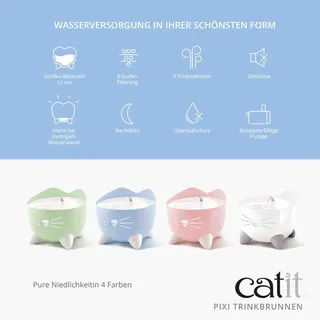 Catit Pixi Trinkbrunnen blau