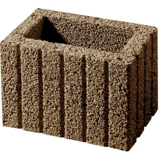 Kann Hochbeet-Set Pflanzstein Mini 170 x 110 x 80 cm braun