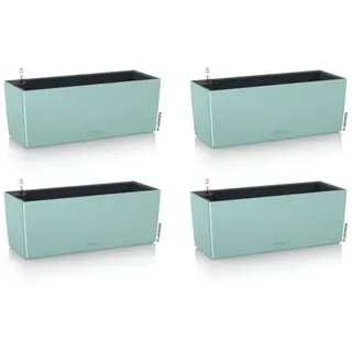 LECHUZA® Blumenkasten BALCONERA Color 50 Pastellgrün All-in-One x 4