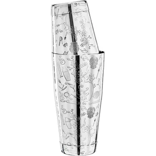 Fuchs Gastronomiebedarf Collabo TIN oN TIN Shaker Edelstahl 28oz/18oz 800ml/500ml mit Gravur