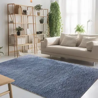 STGAO Shaggy Teppich 180 x 230 cm Waschbar Langflor Teppiche Pflegeleicht für Zimmer Home Dekor, Grau