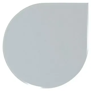 Valo Glasbodenplatte Tropfenförmig  (110 x 110 cm)