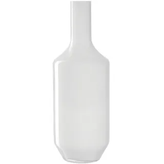LEONARDO Bodenvase Dekovase MILANO, handgefertigt (1 St), aus Glas, in Flaschenform weiß