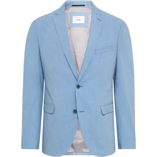 s.Oliver Sakko, Reverskragen, Modell 'pure', Hellblau, 102