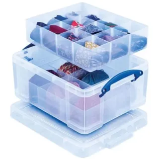 Really Useful Box Aufbewahrungsbox 45 x 35 x 20 cm 21-tlg. transparent
