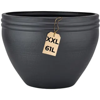 XXL Pflanzkübel Pflanztopf Blumenkübel Blumentopf Übertopf Indoor Outdoor Alu