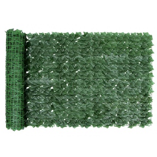 ALLOMN Künstliche Efeu Garten Sichtschutz, Zaun Sichtschutzgitter mit Künstlichen Blättern Künstliche Hecken Paneele Rolle für Party Garten Hochzeit a Mauer Wohnkultur 100 x 300cm (1 Rolle)