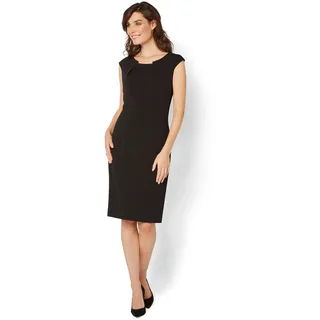 HERMANN LANGE Collection Etuikleid "Jane", Damen, Gr. 42, N-Gr, schwarz, Jersey, Obermaterial: 96% Polyester, 4% Elasthan, HERMANN LANGE COLLECTION, unifarben, elegant, comfort fit, Rundhals, ohne Ärmel, Kleider Partykleid Etuikleid, aus hochelastischem Jersey