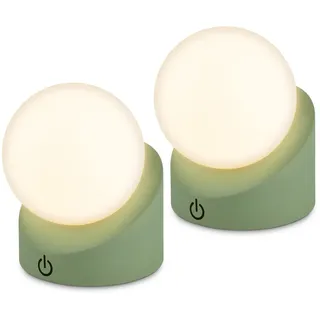 Briloner Sora Mini LED Tischlampe Grün 2 St.
