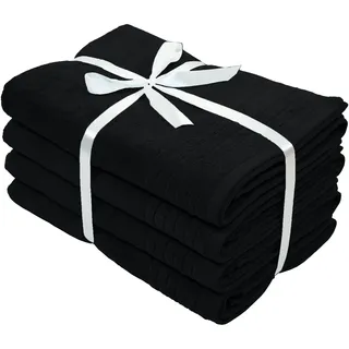 OTTO home Sanremo Premium Handtuchset 4-tlg. schwarz