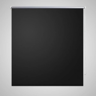vidaXL Verdunkelungsrollo 140 x 230 cm schwarz