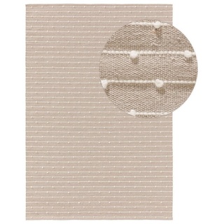 Kinderteppich Lupo, benuta, rechteckig, Höhe: 5 mm, Kunstfaser, Berber, Ethno-Style, Wohnzimmer beige|weiß 80 cm x 120 cm x 5 mm