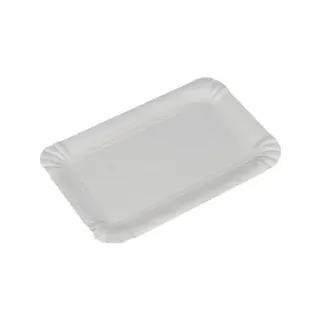 Abena Re-Seller GmbH Pappteller eckig 10,5 x 16,5 cm 250 Stück