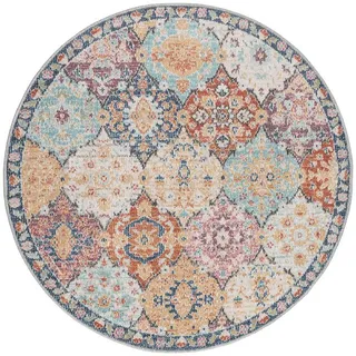 The CarPET Palma Outdoor-Teppich Ø 120 cm mehrfarbig