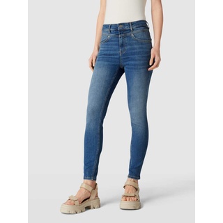 Skinny Fit Jeans mit Label-Patch Modell 'KITT', Jeansblau, 28