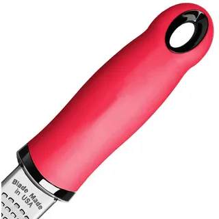 Premium Zitronenschäler Reibe - Deine Hochwertige Parmesanreibe, Muskatnussreibe, Zitronenreibe, Ingwerreibe Mit Messerscharfen Edelstahlklingen Und Holzgriff