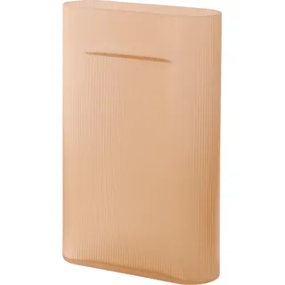 Ridge Vase 48,5 cm, hellorange
