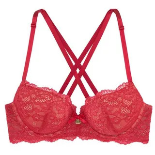 JETTE Push-up-BH Damen rot Gr.80B