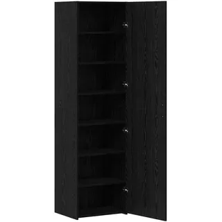 vidaXL Highboard 50 x 42,5 x 185 cm Schwarz