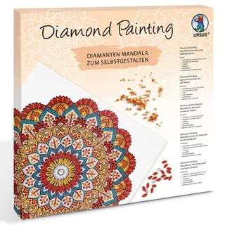 Ludwig Bähr Diamond Painting Mandala Set 6 Bastelset 30 x 30 x 1,5 cm