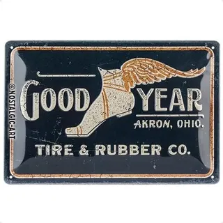 Nostalgic-Art Goodyear Wing Foot Logo 1901 Metall 20x30 cm