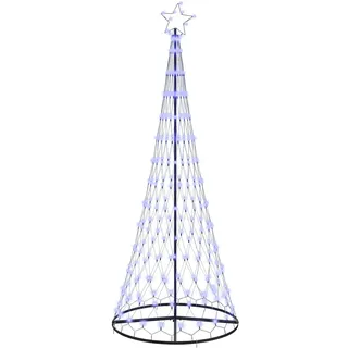 vidaXL LED-Weihnachtsbaum Blau 250 cm