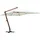 mit Holzmast 400 x 300 cm Weiß