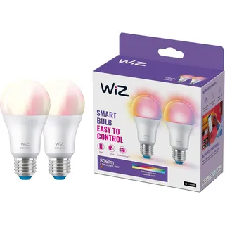 WIZ Smart LED A60-Lampe 00225959 8,5 W E27 weiß 2 St.
