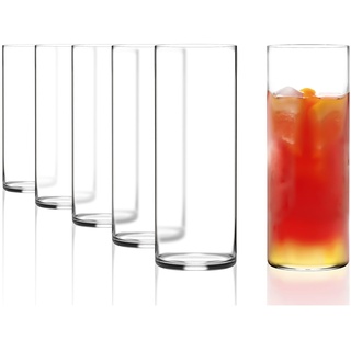Stölzle Lausitz Longdrinkbecher Kyoto Bar – 460 ml / 6er Set Trinkgläser/Cocktailgläser/hochwertiges Longdrinkgläser Set/Gin Gläser/Highball Gläser