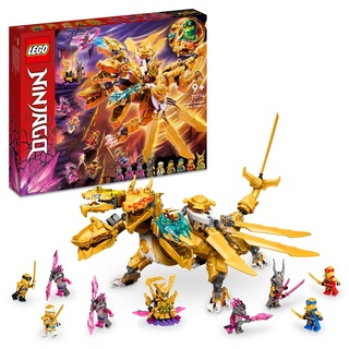 LEGO 71774 NINJAGO Lloyds Ultragolddrache, Set mit Drachen-Figur und 9 Mini-Actionfiguren inkl. Lloyd, Kai und Zane, Spielzeug für Kinder ab 9 Jah...