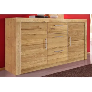 vogl möbelfabrik Kinderkommode Toronto 140 x 82 x 42 cm Wildeiche teilmassiv braun