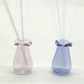 Mini-Katzen-Schnurrhaar-Vasen, Glas-Katzen-Schnurrhaar-Halter, Miniatur-Blumengläser, für Katzenhaare oder kleine Blumen, Katzenzubehör, Heimdekoration, 2 Stück