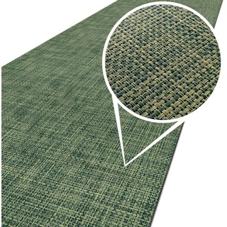 Küchenläufer Outdoorläufer Teppich Läufermatte TATAMI Rattan Robust Wasserabweisen, ANRO, Rechteckig, Höhe: 3 mm, Rattanoptik grün 50 cm x 100 cm x 3 mm