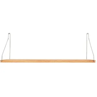 Frama - Shelf Regal 60 x 20 cm, Eiche / Edelstahl