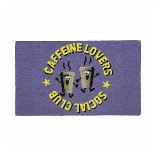 Giftcompany Caffeine Lovers Social Club 45 x 75 cm Lila