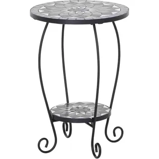 Siena Garden Blumenständer Como Ø40 x 60 cm Schwarz