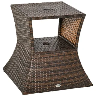 Outsunny Gartentisch 0 x 0 x 0 cm Braun
