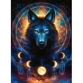 Ravensburger Leuchtender Wolf 500 Teile