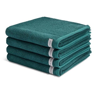 ROSS Handtuch Set »Selection - Organic Cotton«, Walkfrottee, (Spar-Set, 4-tlg), 4 X Handtuch - im Set - Baumwolle - grün