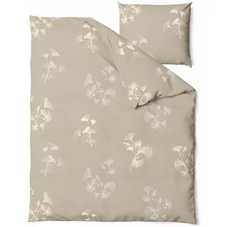 Traumschlaf Constance Floral Beige 135 x 200 cm + 80 x 80 cm