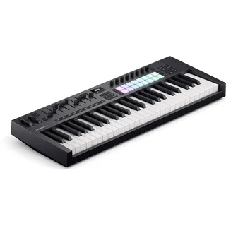 Novation Launchkey 49 [MK4] – 49 halb gewichteten Tasten und DAW-Integration. Akkord-/Skalenmodi, 8 Drum-Pads und Arpeggiator. Inkl. Musikproduktions-Software-Bundle