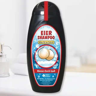 Eier Shampoo Spaß Duschgel Geschenk für Männer Humorapotheke Scherzartikel