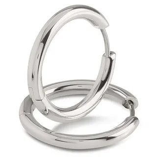 Boccia Titanium Creolen 05072-01 Titan silber 23 mm