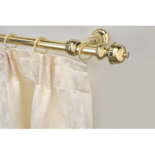 GARESA Vorhangstange Profil klein 1-läufig Ø 20 mm 140 cm Gold